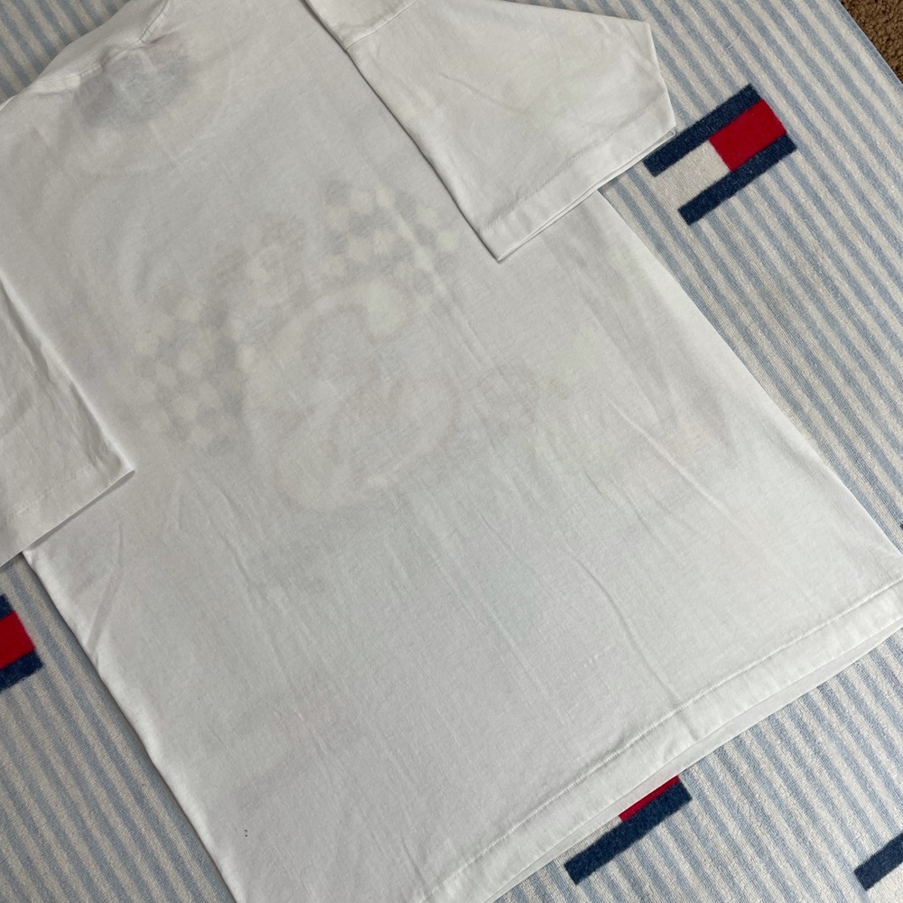 Vintage NASCAR Dale Earnhardt racing checkered flag short sleeve tee shirt - Picture 9 of 9